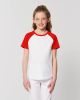 mini catcher short sleeve blanco/bright red vista1