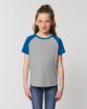 mini catcher short sleeve heather grey/royal blue vista1