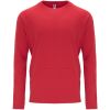 Sudaderas básicas roly mana de algodon rojo con publicidad vista 1