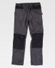 Pantalones de trabajo workteam wf1052 de poliéster Gris Oscuro Negro vista 1