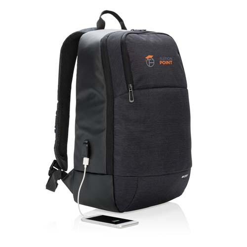 Mochila moderna para portátil 15” Swiss Peak con tu logo y al mejor precio