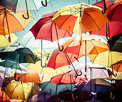 Paraguas personalizados sublimación