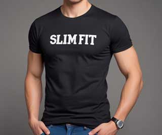 camisetas personalizadas slim-fit